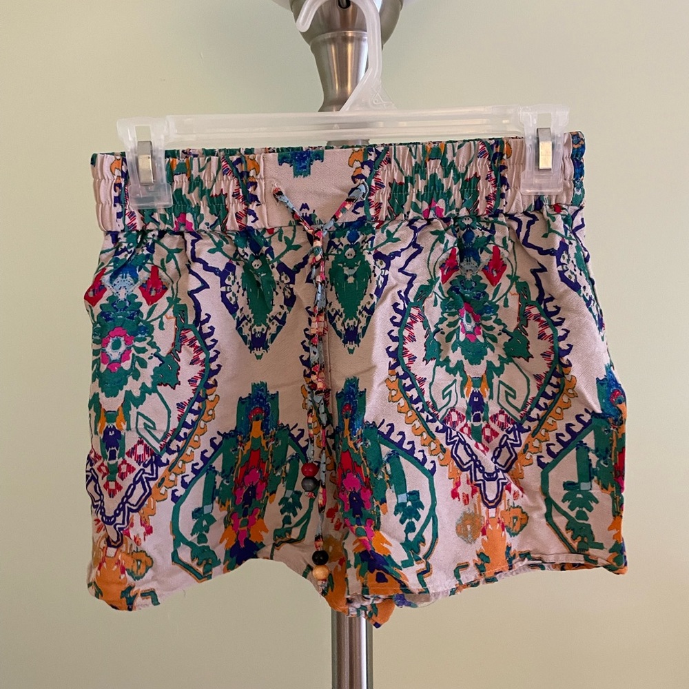 Zara patterned summer shorts XS